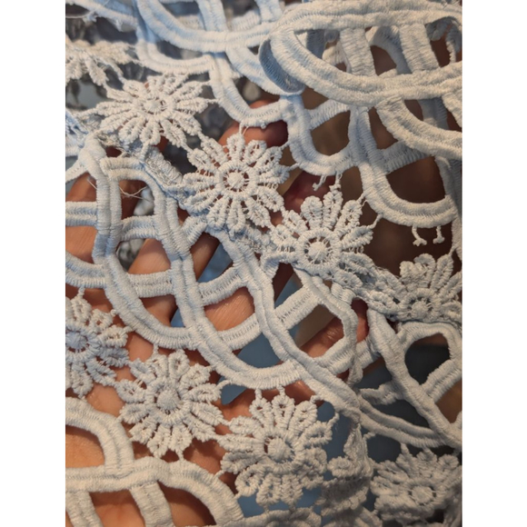 Women's Medium Dainty Hooligan Dress with Blue Lace - Picture 6 of 9